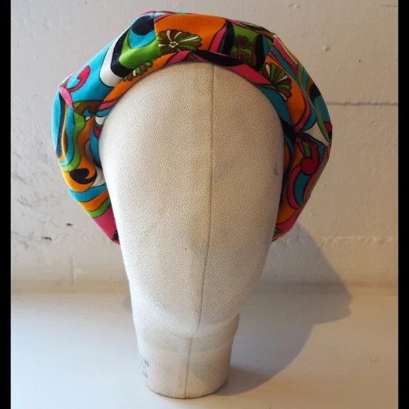 Adolfo II Pucci-esque velvet hat - Picture 5 of 7